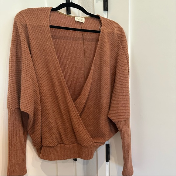 143 Story Wrap Sweater - Picture 2 of 5